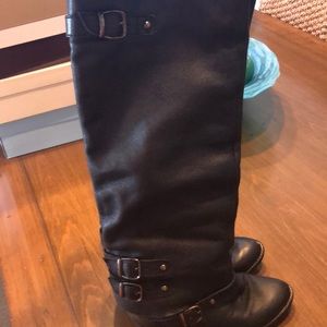 MIA LEATHER UPPER BOOTS